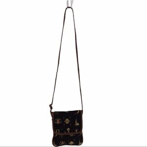 Amanda Tapestry Embroidered crossbody Adjustable purse